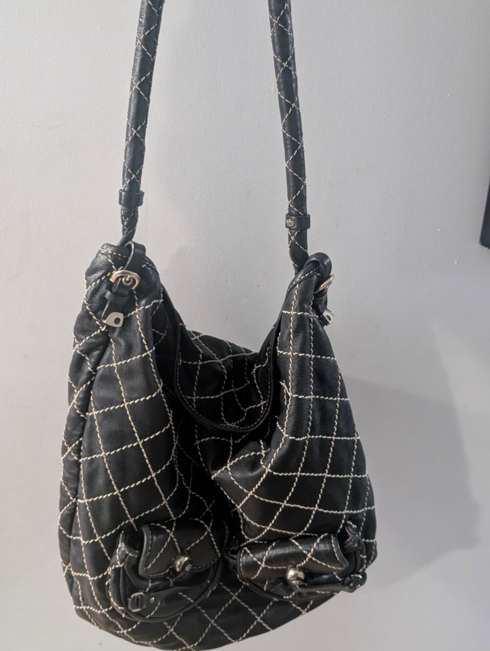 Vintage Y2K Juicy Couture Lambskin Quilted Hobo Bag